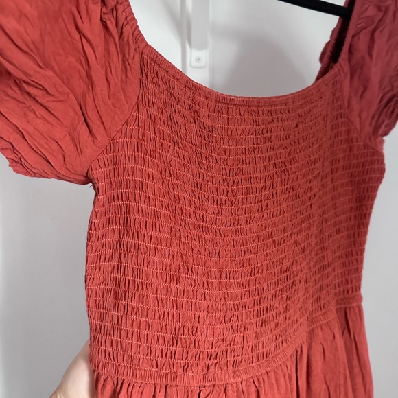 Smocked Midi/Maxi Puff Sleeve Dress - Picture 3 of 3